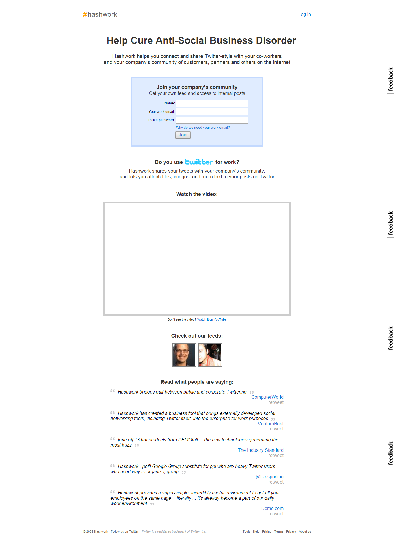 You can tweet files, images and formatted text from the Hashwork Web site and from email