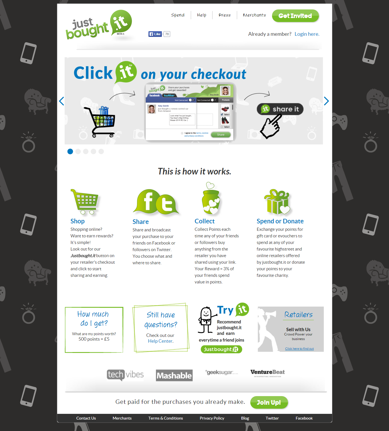 JustBought.it - A location-based social shopping Application