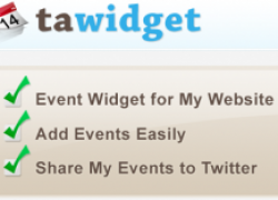 Tawidget – Easily promote your upcoming events