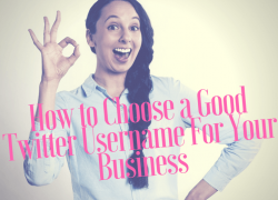 Choosing a Decent Twitter Username